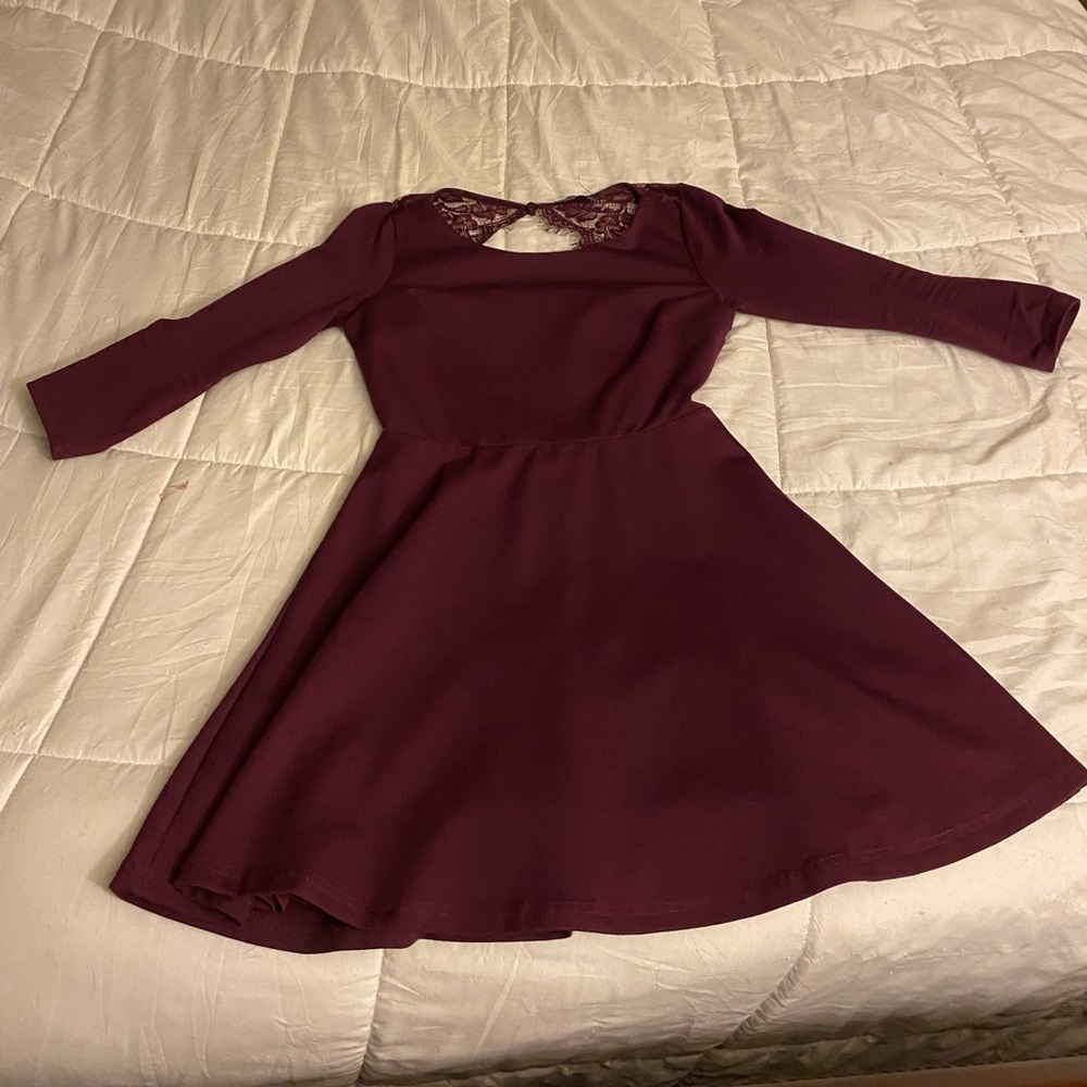 Short burgundy dress from LuLus. Size small